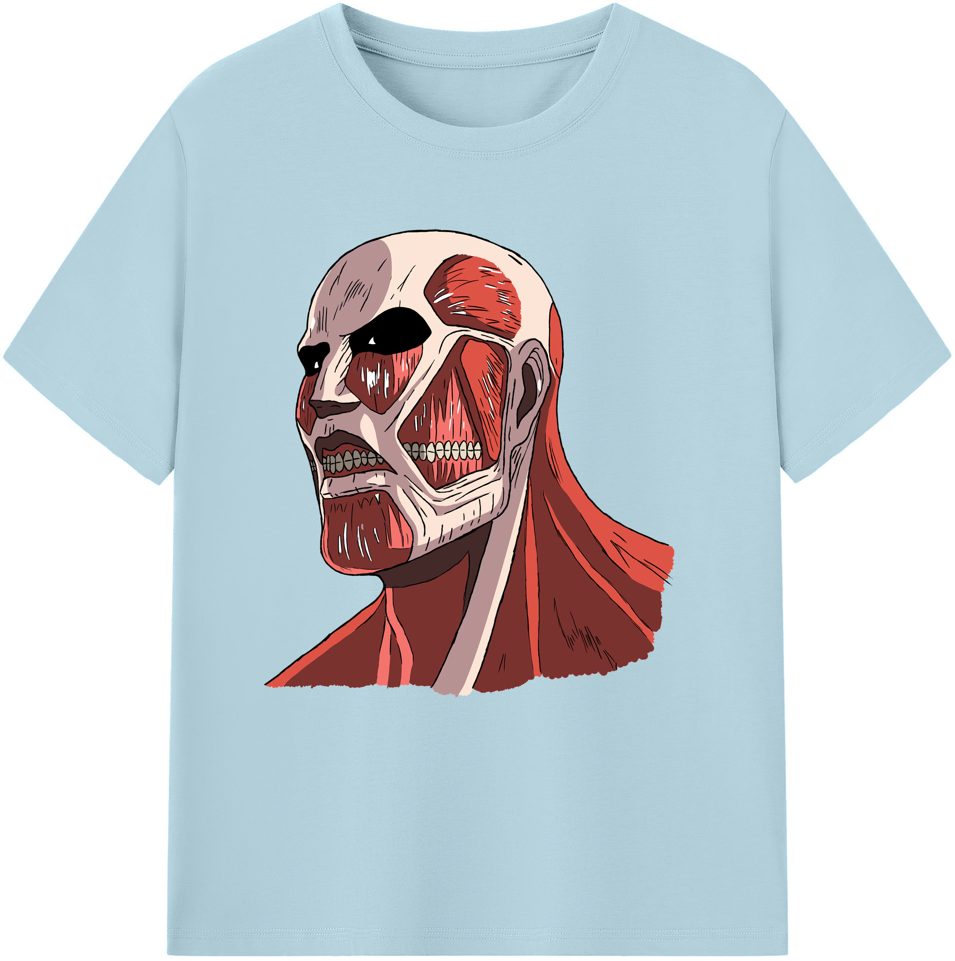 （画像用） 進撃の巨人 Attack on Titan 綿100％半袖Tシャツ（フロントプリント）